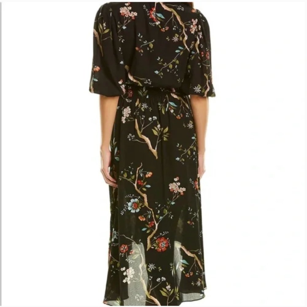 Nanette Lepore Black Floral Dress Women's Size 10